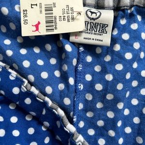 “Pink” shorts with ruffle trim